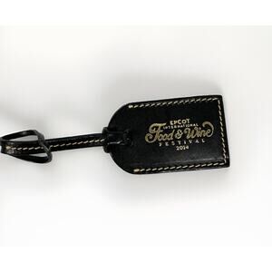 Dooney & Bourke Disney Epcot Food & Wine Festival 2014 Leather Hang Tag Charm